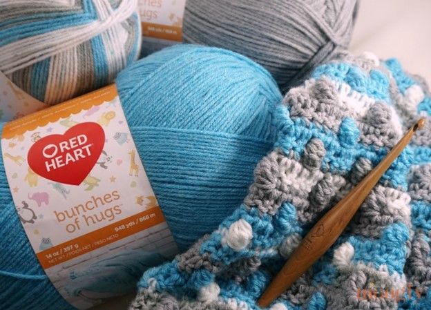 best baby blanket acrylic yarn